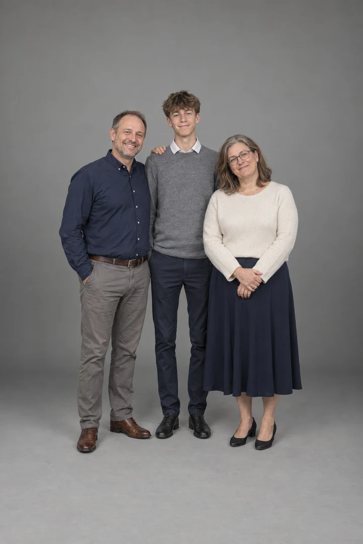 ARCHITECTURAL: portrait on the original neutral background
