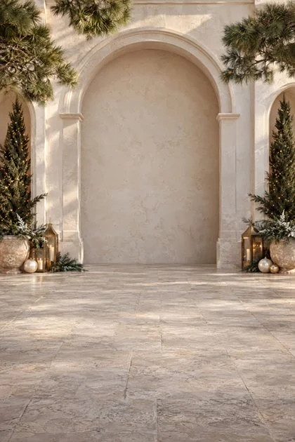 Stone Pine Courtyard backdrop