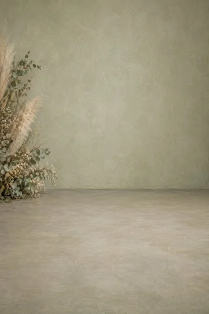 Sage Botanical Corner backdrop